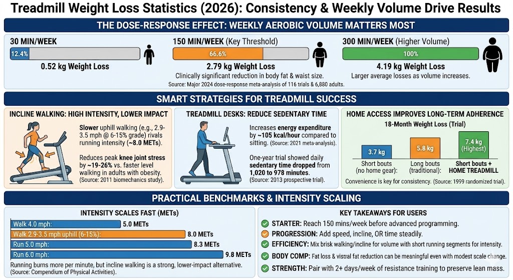 treadmill weight loss statistics